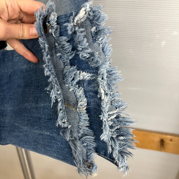 DL1961 Wallace High-Rise Cropped Flare Denim Jeans Color Briggs Sz 27 - Picture 7 of 15